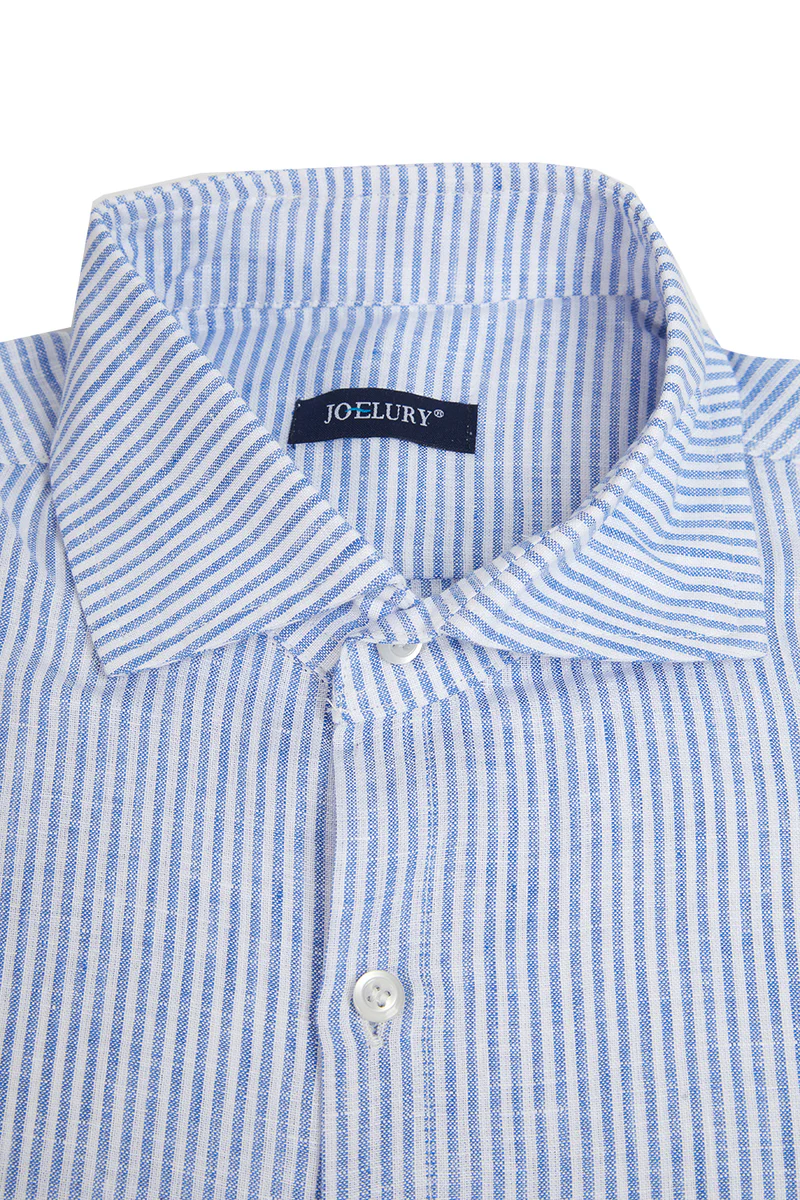 Camicia in lino a righe FRANCESE CE Antigua 