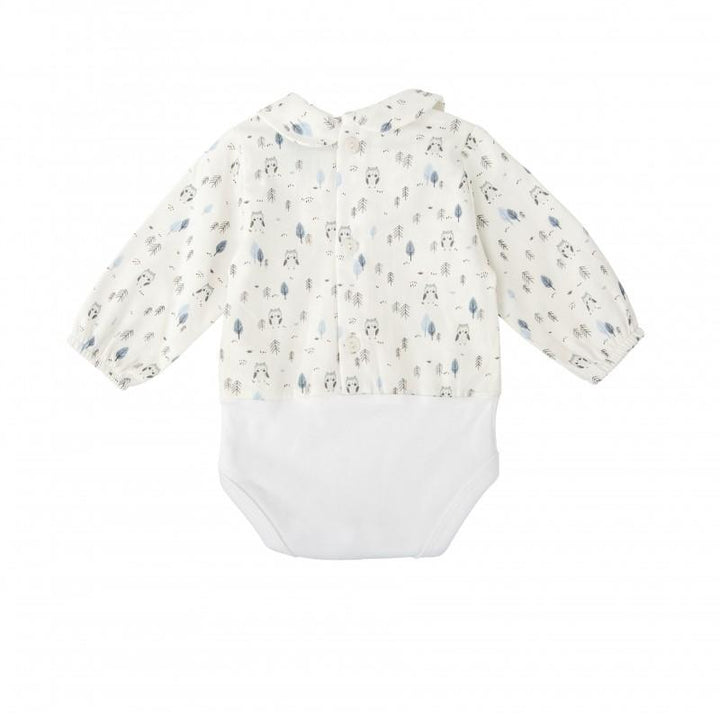 Body camicia neonato con stampa bosco 2013 CE BABIDU 
