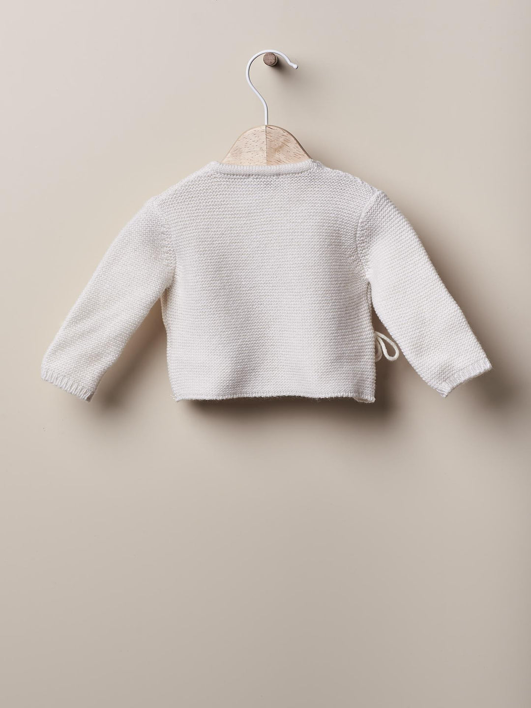 Cardigan doppiopetto lavorato a maglia in lana 04308D 03 WEDOBLE 
