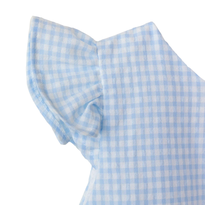 Abito vichy celeste VY86G CE Baby gi 