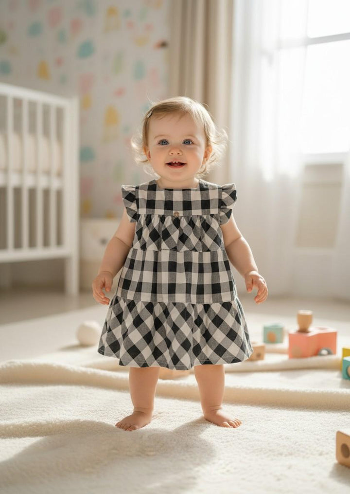 Vestito a quadretti 04704A 90 WEDOBLE 
