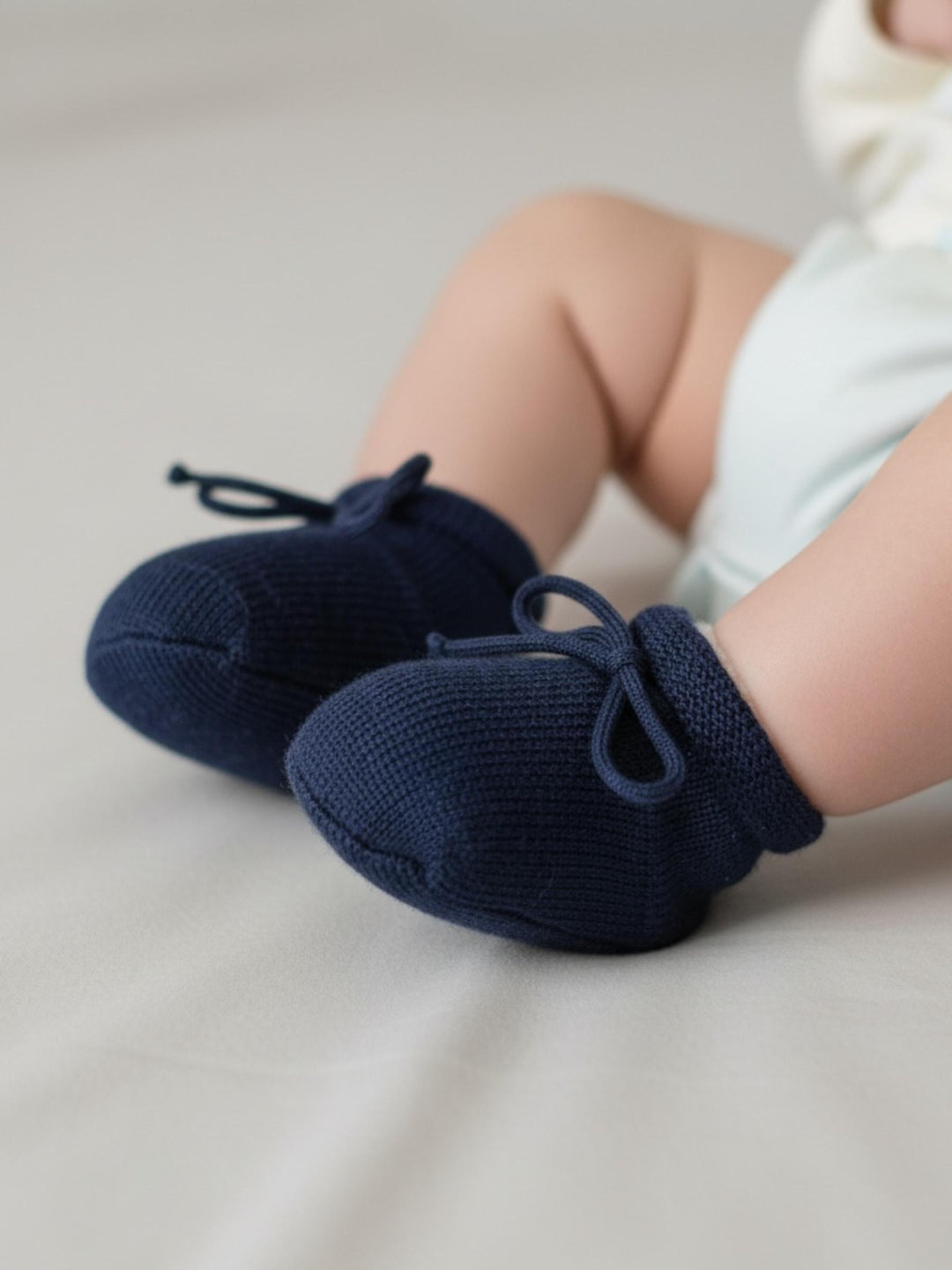 Scarpine in lana con nastrino 4911 B8 STORY calze 