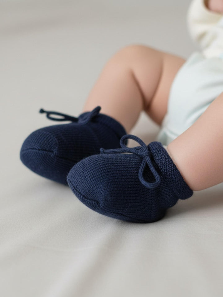 Scarpine in lana con nastrino 4911 B8 STORY calze 